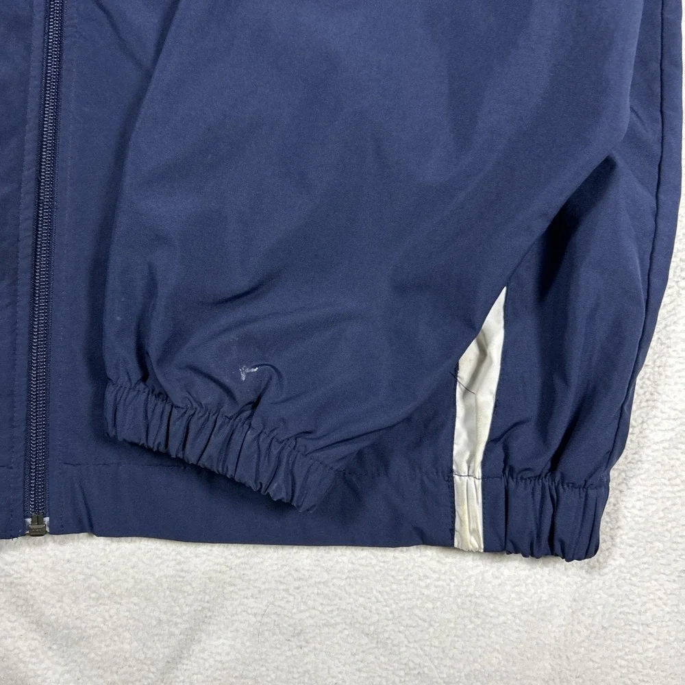 Vintage Nike Team Jacket Mens Large‎ Blue Windbreaker Swoosh Full Zip Up Y2K